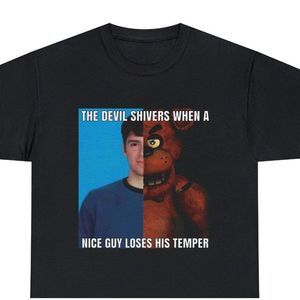 The Devil Shivers Weezer Freddy Fazbear Meme Shirt